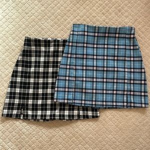 Two pacsun mini skirts